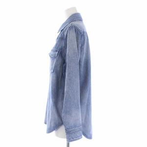 upper hights THE WESTERN SUN ウエスタンシャツ デニム 長袖 2 M 青 ブルー