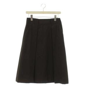 21SS COMPACT COTTON WOOL 台形スカート 2 カーキ