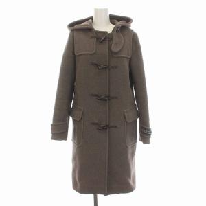 パイルメルトンミドルダッフルコート ロング M モカ