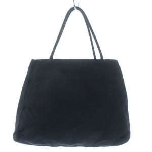 PRADA 三角プレート トートバッグ ハンドバッグ ナイロン 黒 ブラック