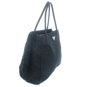 PRADA 三角プレート トートバッグ ハンドバッグ ナイロン 黒 ブラック