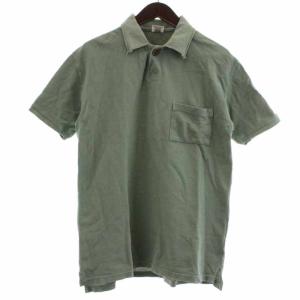 ポロシャツ カットソー 半袖 4 XL 緑 グリーン