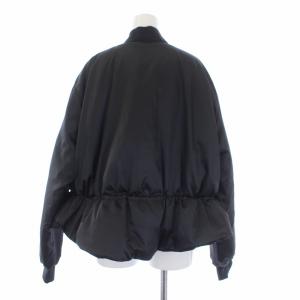 adidas Originals 20AW 中綿ボンバージャケット アウター ジップアップ 3ライン M 黒 ブラック