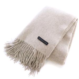 ESTNATION ストール マフラー フリンジ ベージュ