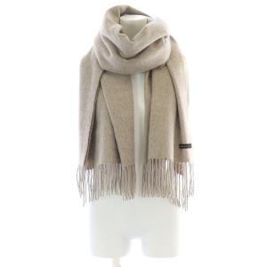 ESTNATION ストール マフラー フリンジ ベージュ