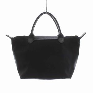 Longchamp DEPOSE ル プリアージュ トートバッグ ハンドバッグ ナイロン 黒 ブラック