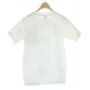 CHROME HEARTS Tシャツ カットソー ホースシュー スター ポケット 半袖 プリント S 白 ホワイト 2212-304-0654