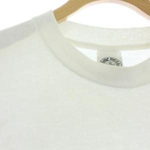 CHROME HEARTS Tシャツ カットソー ホースシュー スター ポケット 半袖 プリント S 白 ホワイト 2212-304-0654
