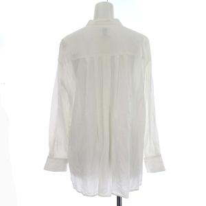 Spick&Span 21AW スタンドカラー シャツ スナップボタン 長袖 F 白 ホワイト