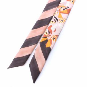 FENDI WRAPPY ラッピー スカーフ 総柄 ピンク ブラウン 茶