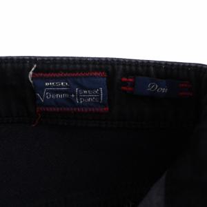 DIESEL doris ジョグジーンズ デニムパンツ ジップフライ USED加工 25 M 黒 ブラック