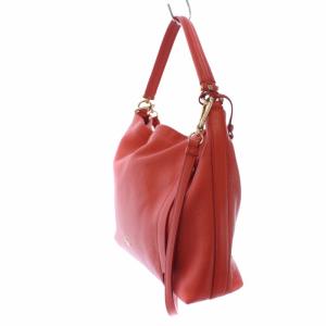 COACH ショルダーバッグ トートバッグ 2WAY スカウト ホーボー レザー 赤 レッド 34312