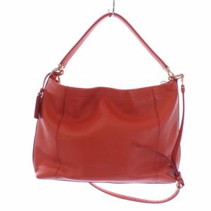 COACH ショルダーバッグ トートバッグ 2WAY スカウト ホーボー レザー 赤 レッド 34312