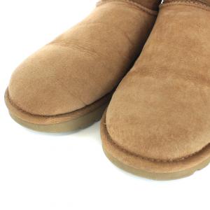 UGG australia CLASSIC MINI ショートブーツ ムートン US8 ベージュ