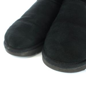UGG australia CLASSIC MINI ショートブーツ ムートン US8 ブラック