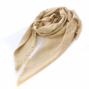 LOUIS VUITTON モノグラム 大判ストール シルク ウール デュンヌ