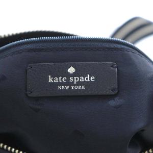 kate spade new york ショルダーバッグ キャンバス ポーチ付き ベージュ ネイビー WKR00479