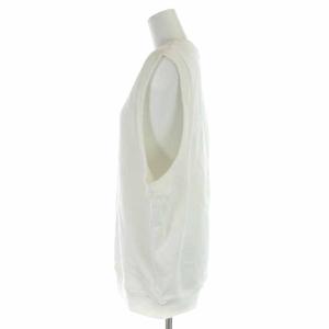 ENFOLD 21SS DRY SWEAT Asymmetyy ベスト カットソー プルオーバー アシンメトリー ノースリーブ フレンチスリーブ