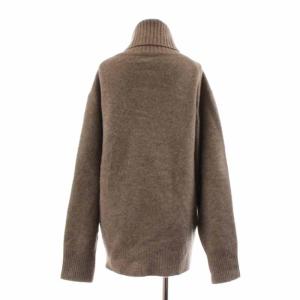 Deuxieme Classe 20AW ミドルゲージタートル ニット セーター ベージュ 茶 ブラウン 20080500705030