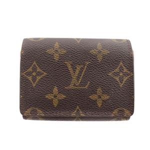 名刺入れ カードケース M62920 アンヴェロップカルトドゥヴィジット モノグラム 茶 ブラウン