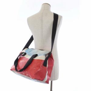 FREITAG LOIS ハンドバッグ トートバッグ ショルダーバッグ 2way 白 赤 青 ホワイト レッド ブルー F45