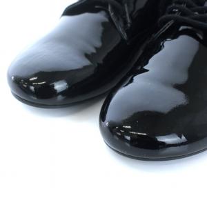 BIRKENSTOCK ソーンダース Saunders ドレスシューズ エナメル 39 25cm 黒 ブラック