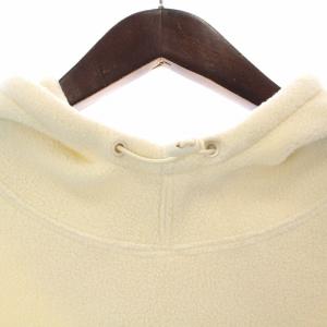 Supreme Polartec Hooded Sweatshirt プルオーバー フリース 長袖 ロゴ M 白