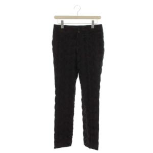 パンツ スキニー スリム 総柄 IM23FF515 ストレッチ 2 M 黒 ブラック