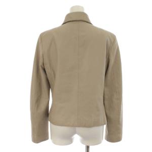 ISSEY MIYAKE FETE レザージャケット 革ジャン ショート丈 変形 羊革 IF64LD519 アウター 2 M ベージュ