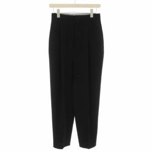 パンツ スラックス タック 38 ブラック