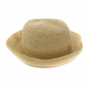 HELEN KAMINSKI プロバンス8 ラウンドクラウンハット 麦わら帽子 リボン ラフィア スリランカ製 ベージュ