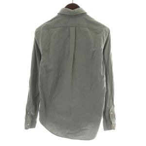 RALPH LAUREN ロンハーマン別注 ボタンダウンシャツ 長袖 コットン XS グレー