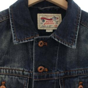 DIESEL デニムジャケット ジージャン Gジャン ヴィンテージ加工 アウター M 青 ブルー