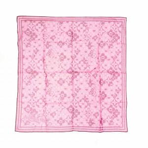 LOUIS VUITTON M72592 バンダナ コスミックブラッサム スカーフ フラワー ピンク