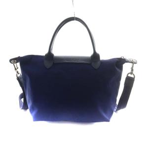 Longchamp DEPOSE ハンドバッグ トートバッグ ショルダーバッグ 2way ナイロン 紺 ネイビー