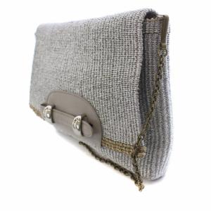 TOFF&LOADSTONE ショルダーバッグ チェーン レザー シルバー