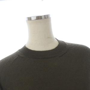 COMME des GARCONS SHIRT ニット セーター クルーネック プルオーバー 長袖 ウール S カーキ