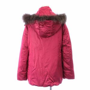 Aquascutum ダウンジャケット フォックスファー フード 10 ピンク