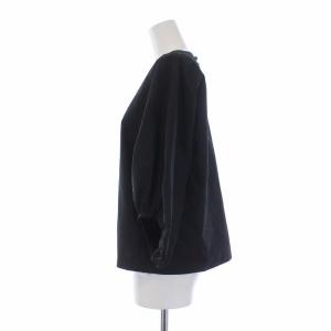 ADORE カットソー ブラウス 七分袖 プルオーバー Vネック 38 ブラック