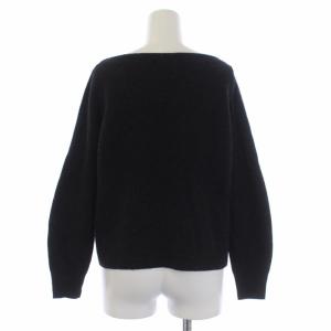 ANAYI ニット セーター 長袖 ボートネック ウール 38 チャコール グレー