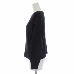 ANAYI ニット セーター 長袖 ボートネック ウール 38 チャコール グレー