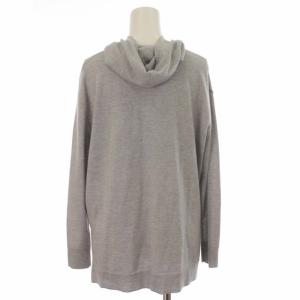 ANAYI ニット セーター フード プルオーバー ウール 長袖 38 グレー