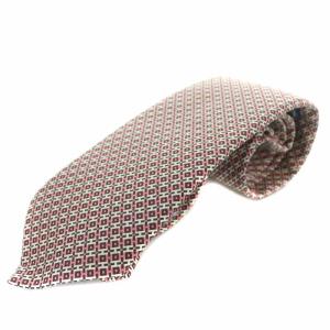 ネクタイ レギュラータイ シルク 総柄 ピンク