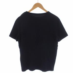 PRADA SPORT Tシャツ カットソー 半袖 クルーネック 肩ジッパー M 紺 ネイビー