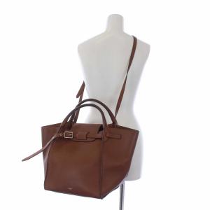 CELINE BIG BAG SMALL  トートバッグ ハンドバッグ ショルダーバッグ 2way レザー 茶 