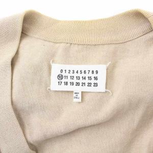 Martin Margiela 10 13SS ニットカーディガン 長袖 Vネック 1 S ベージュ S50HA0432