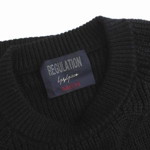 Yohji Yamamoto REGULATION MEN 17AW Half Cardigan Stitch Pullover Knit セーター ニット
