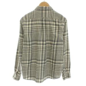 THE NORTH FACE ロングスリーブプリムロシャツ L/S PRIMRO SHIRT シャツ スタンダードカラー 長袖 グレンチェック M グレー
