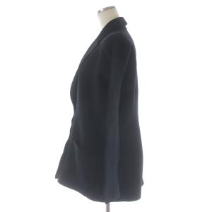 me ISSEY MIYAKE テーラードジャケット シングル ポリエステル 黒 ブラック