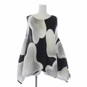 PLEATS PLEASE ISSEY MIYAKE イッセイミヤケ 19SS MELT BOUNCE TOP チュニック ノースリーブ 3 ブラック